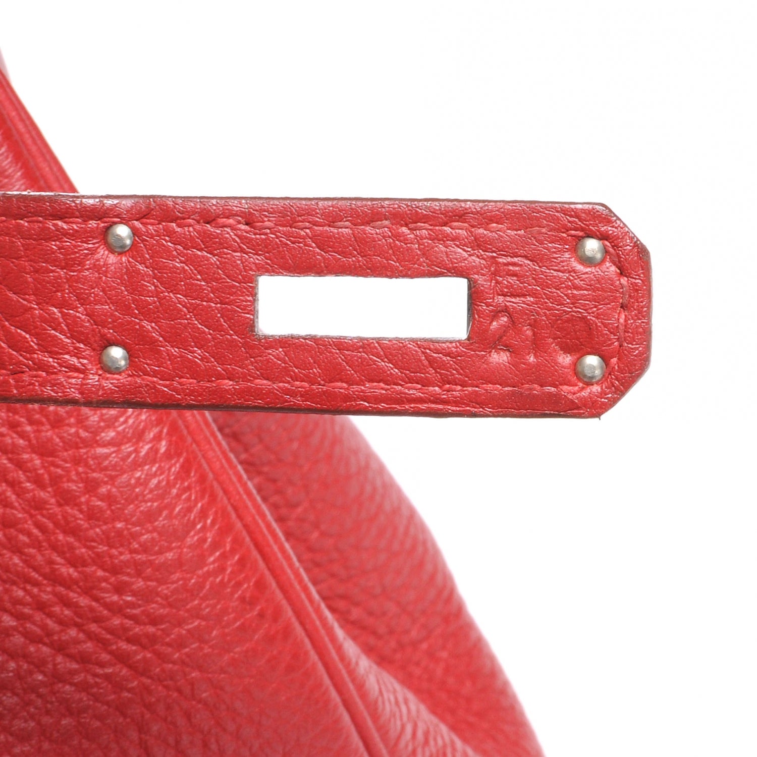 Hermes Taurillon Clemence Birkin 30 Rouge 6 of 9