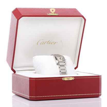 Cartier Stainless Steel 20mm Tank Francaise Quartz Watch 7 of 7