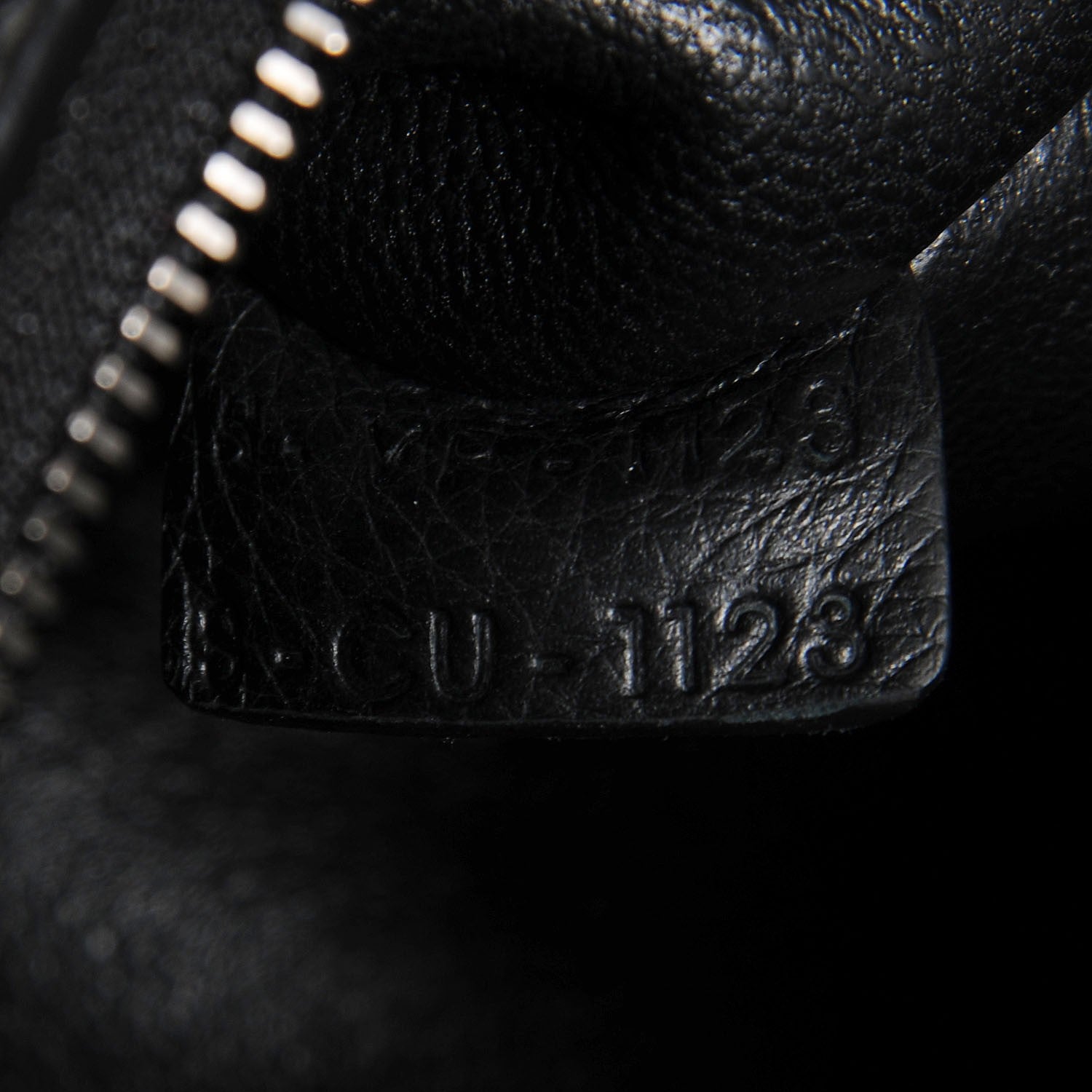 Celine Drummed Calfskin Suede Small Trapeze Black 8 of 8