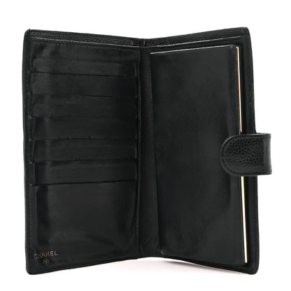Chanel Caviar Timeless CC French Wallet Black 8 of 14