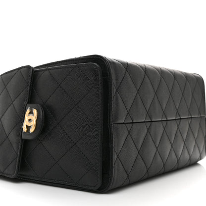 Chanel Caviar Quilted Small Chanel 25 Handbag Black 8 of 9