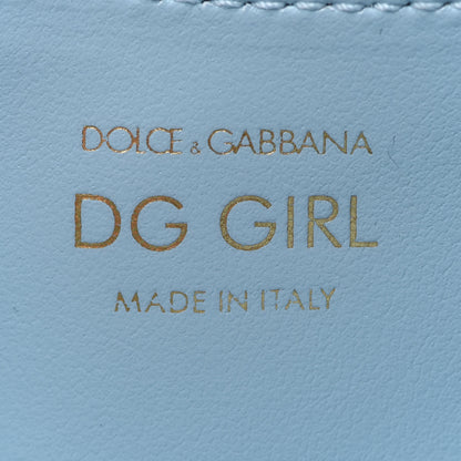 Dolce & Gabbana Brocade Micro DG Girls Shoulder Bag Light Blue 6 of 9