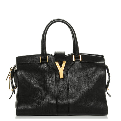 Saint Laurent Sheepskin Small Cabas ChYc Black 1 of 9