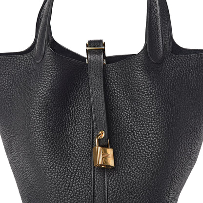 Hermes Taurillon Clemence Picotin Lock 18 PM Black 10 of 11