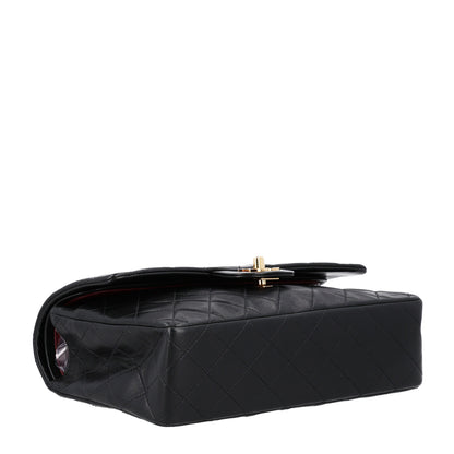 Chanel Lambskin Quilted Medium Double Flap Black 3 of 9