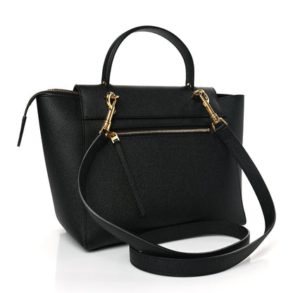 Celine Grained Calfskin Micro Belt Bag Black 3 of 8