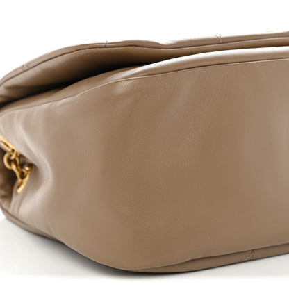 Saint Laurent Lambskin Matelasse Monogram Small Jamie 4.3 Taupe 9 of 10