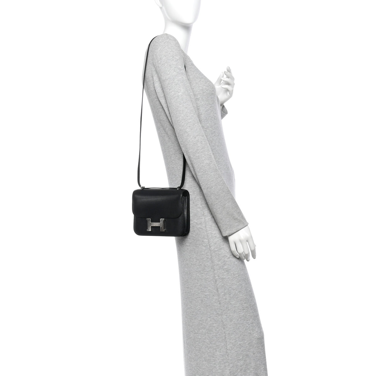 Hermes Chevre Chamkila Constance 18 Black 2 of 13