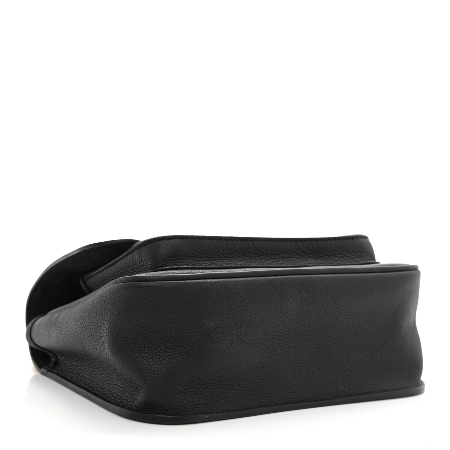 Grained Calfskin Lockme Chain Bag PM Black