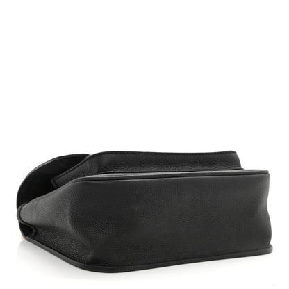 Louis Vuitton Grained Calfskin Lockme Chain Bag PM Black 4 of 9