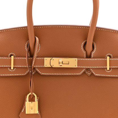 Hermes Togo Birkin 30 Gold 8 of 11