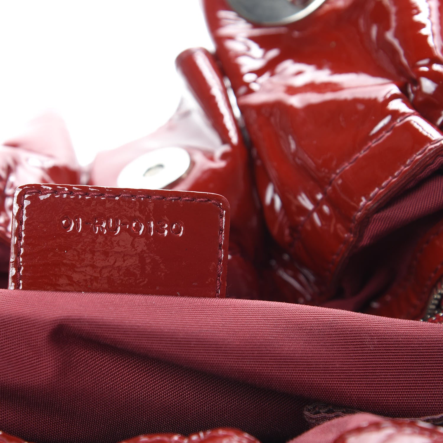 Christian Dior Patent Cannage Medium Le Trente Tote Red 7 of 18