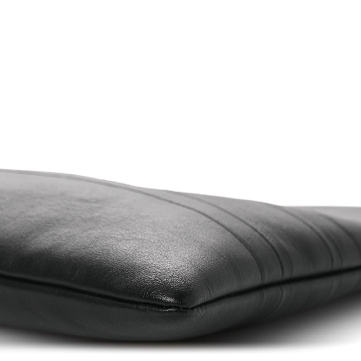 Christian Dior Calfskin Medium Diordouble Zip Pouch Black 10 of 10