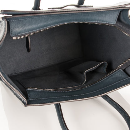 Celine Drummed Calfskin Micro Luggage Orage 5 of 7