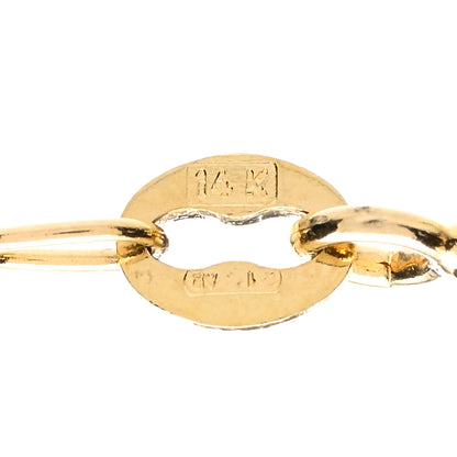 Jennifer Meyer 18K Yellow Gold Small Leaf Necklace 6 of 6