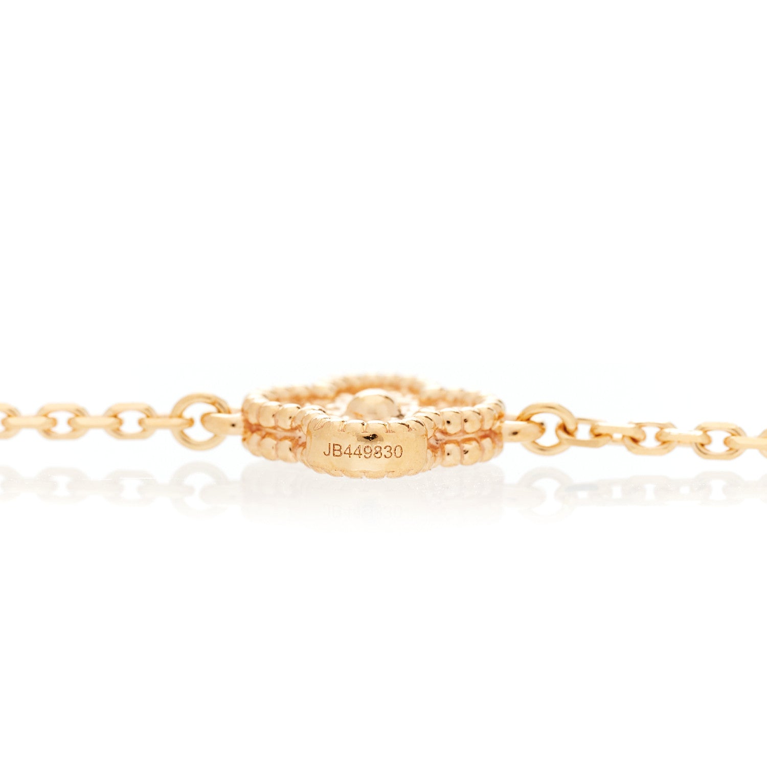 Van Cleef & Arpels 18K Rose Gold 16 Motifs Sweet Alhambra Necklace 6 of 7