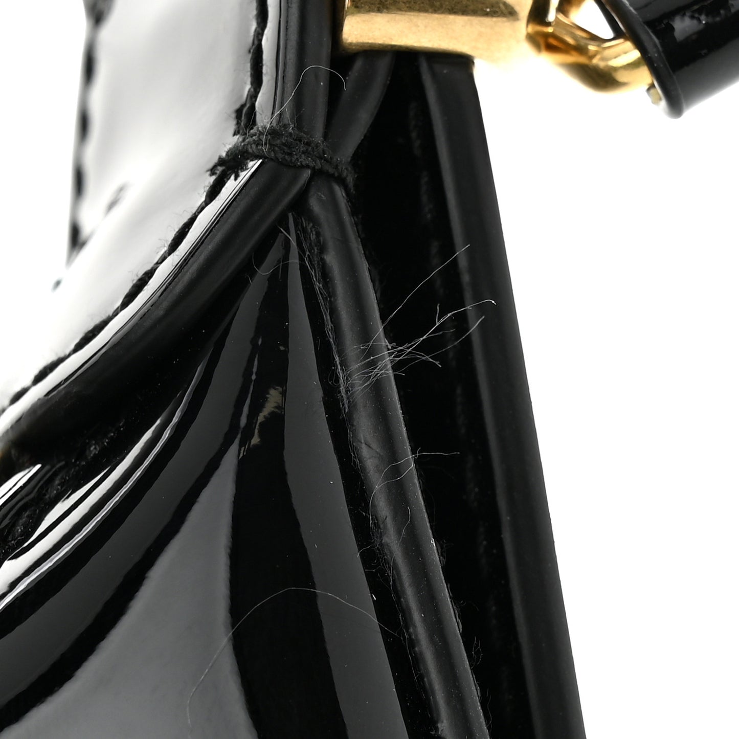 Patent Mini Hobo Black