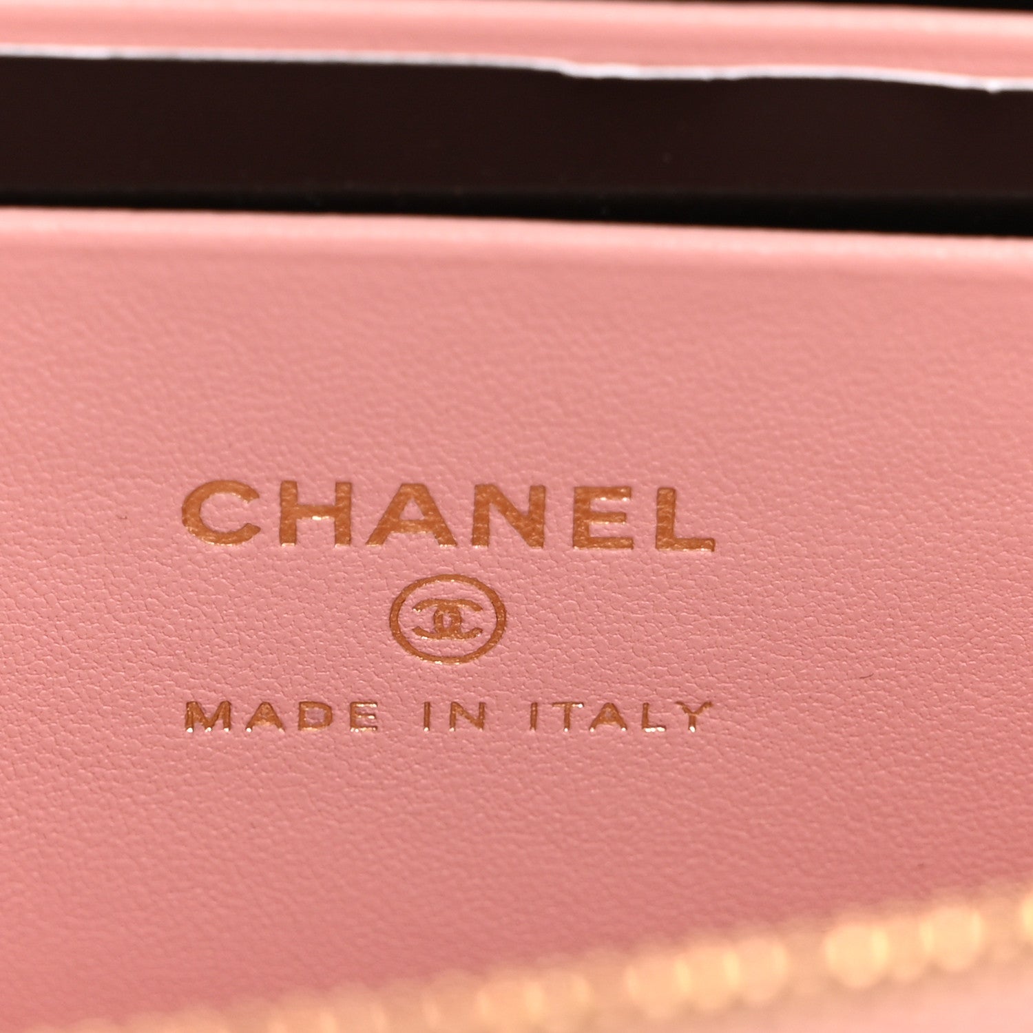 Chanel Calfskin Crocodile Embossed Crococo Exoticoco Vanity With Chain  Light Pink 6 of 11