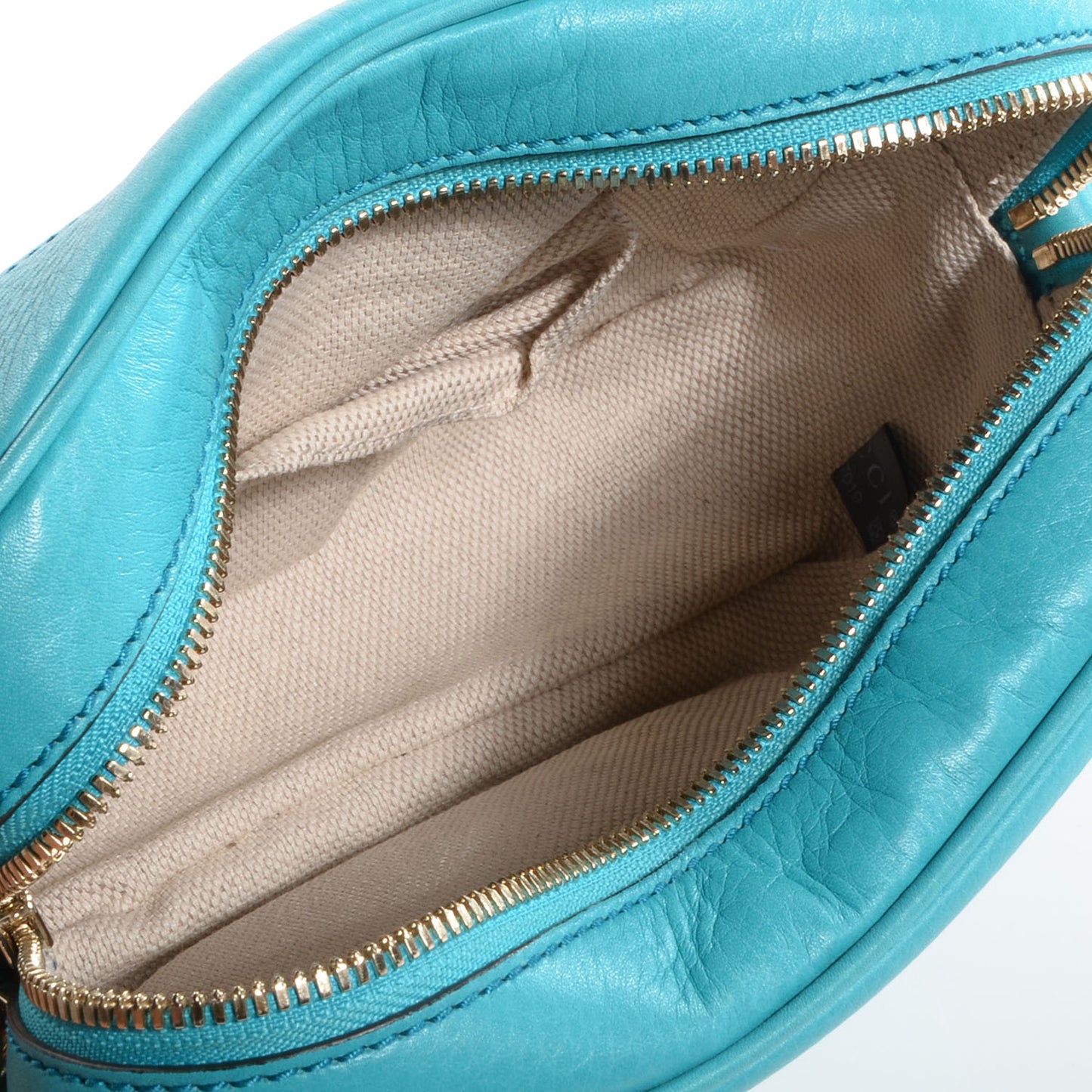 Pebbled Calfskin Small Soho Disco Bag Deep Cobalt