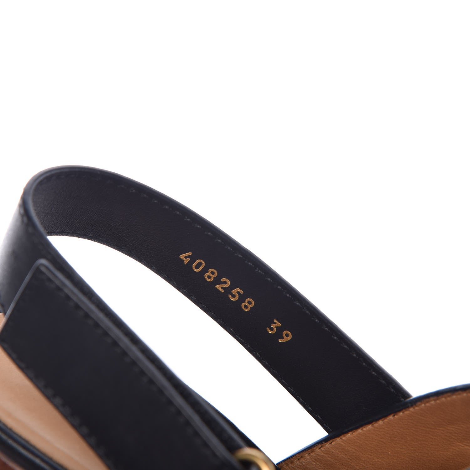 Gucci Betis Calfskin Horsebit Amstel Platform Slingback Clogs 39 Black 6 of 11