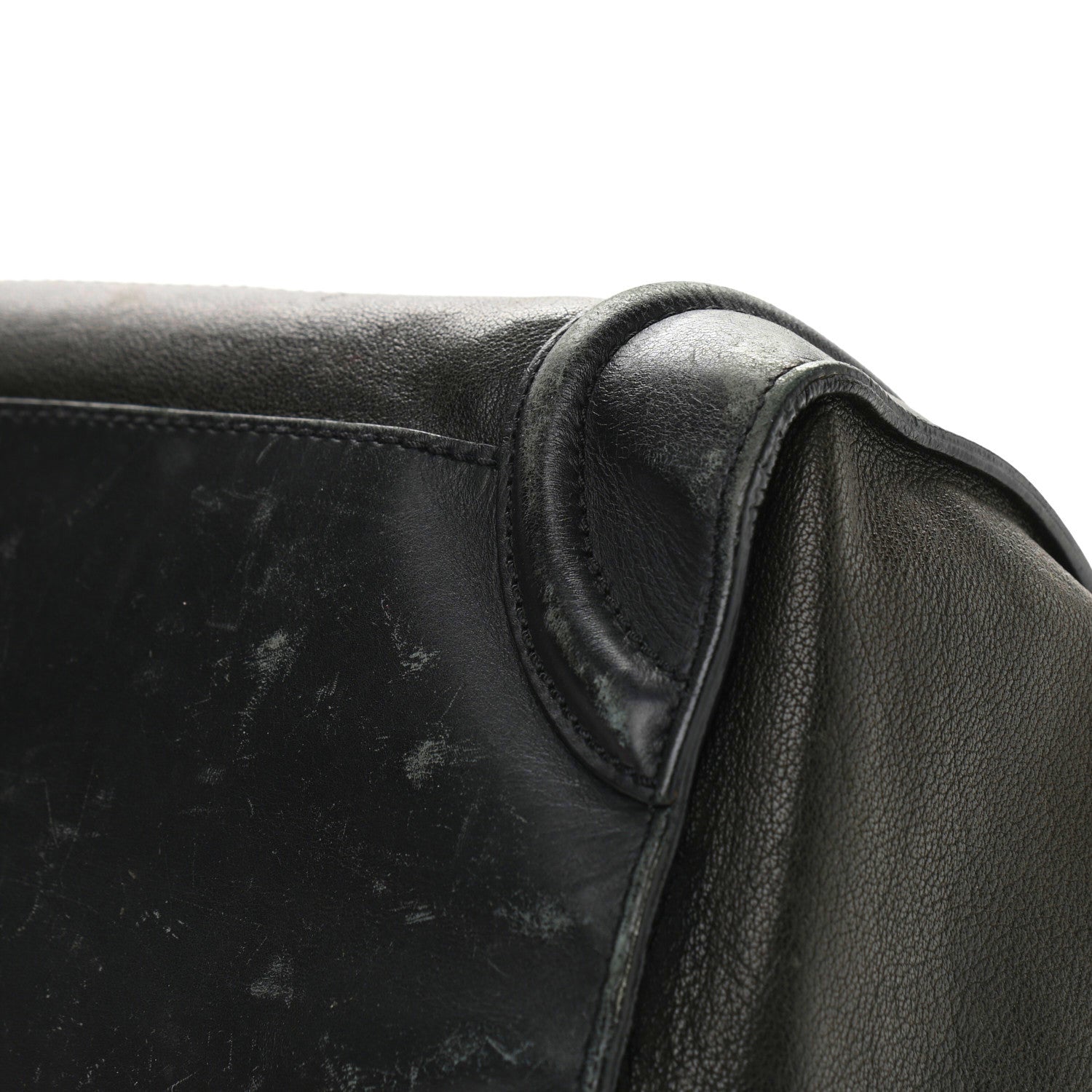 Celine Smooth Calfskin Mini Bi-Color Luggage Forest Black 11 of 29