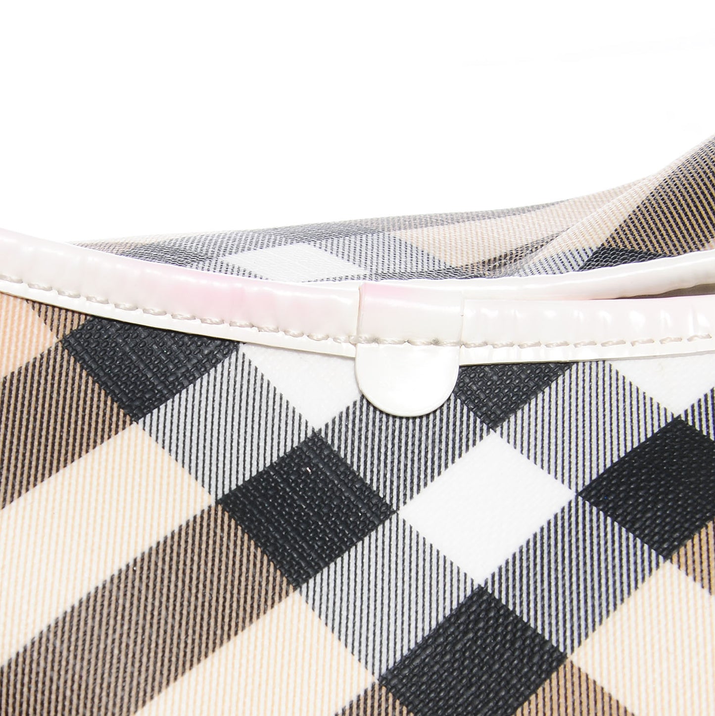 Supernova Check Large Larkin Hobo White