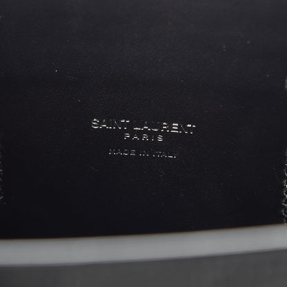 Saint Laurent Calfskin Crocodile Embossed Baby Sac De Jour Black 7 of 8