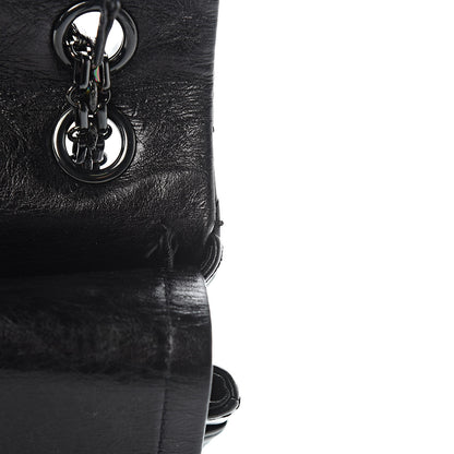 Chanel Glazed Calfskin Quilted 2.55 Reissue 226 Flap So Black 10 of 13