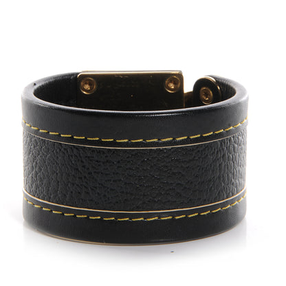 Louis Vuitton Suhali S Lock Bracelet Small Black 3 of 7