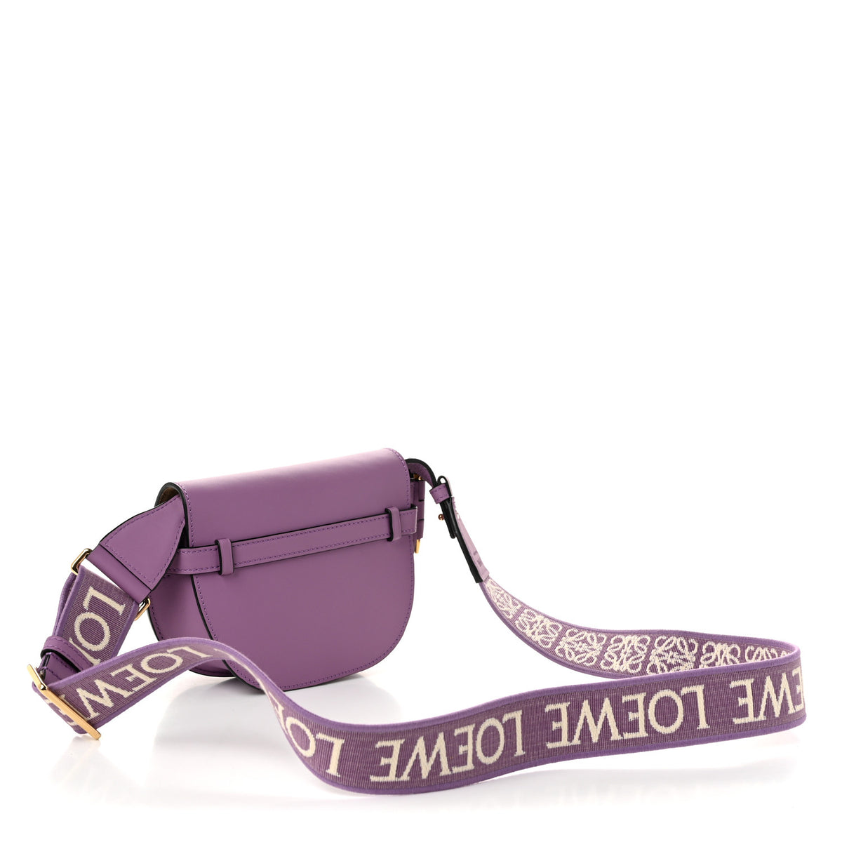Calfskin Jacquard Mini Gate Dual Bag Guimauve