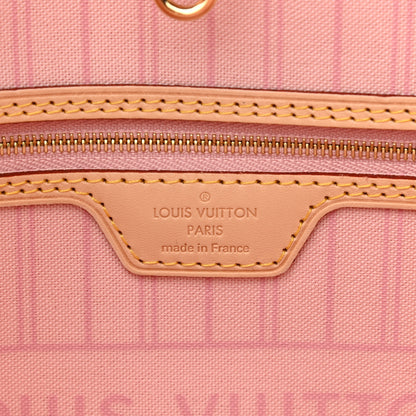 Louis Vuitton Damier Azur Neo Neverfull MM Rose Ballerine 7 of 10