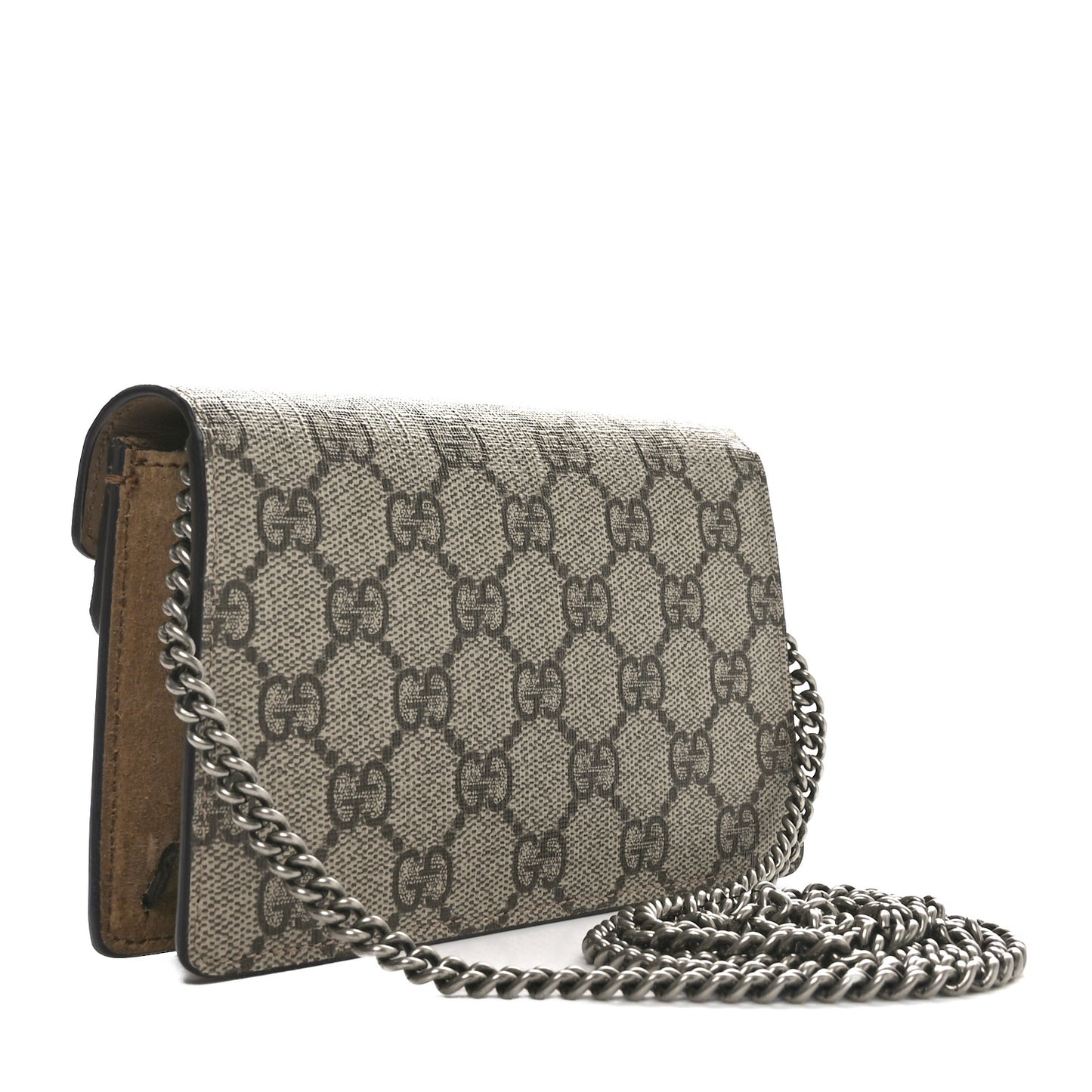 GG Supreme Monogram Super Mini Dionysus Shoulder Bag Taupe