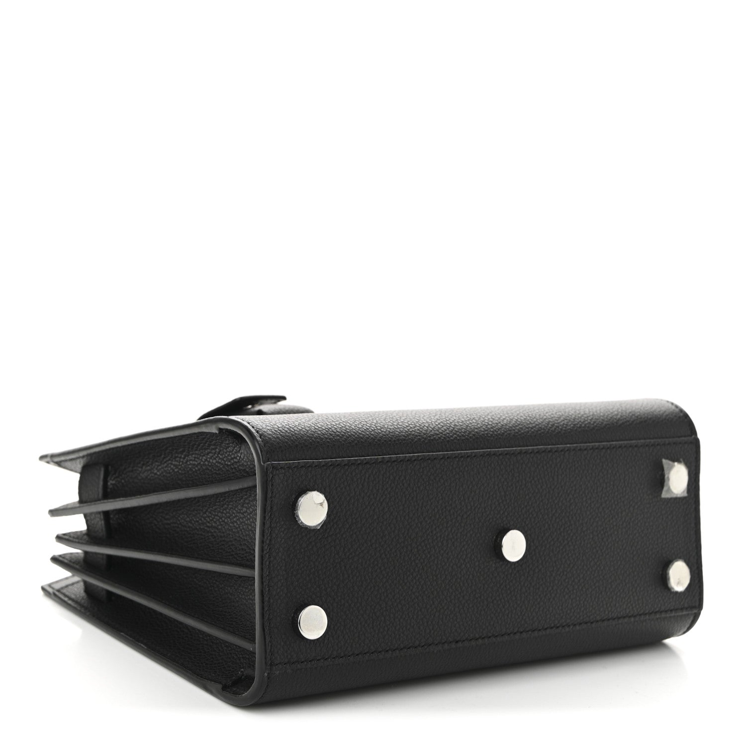 Saint Laurent Grained Calfskin Nano Sac De Jour Black 4 of 10