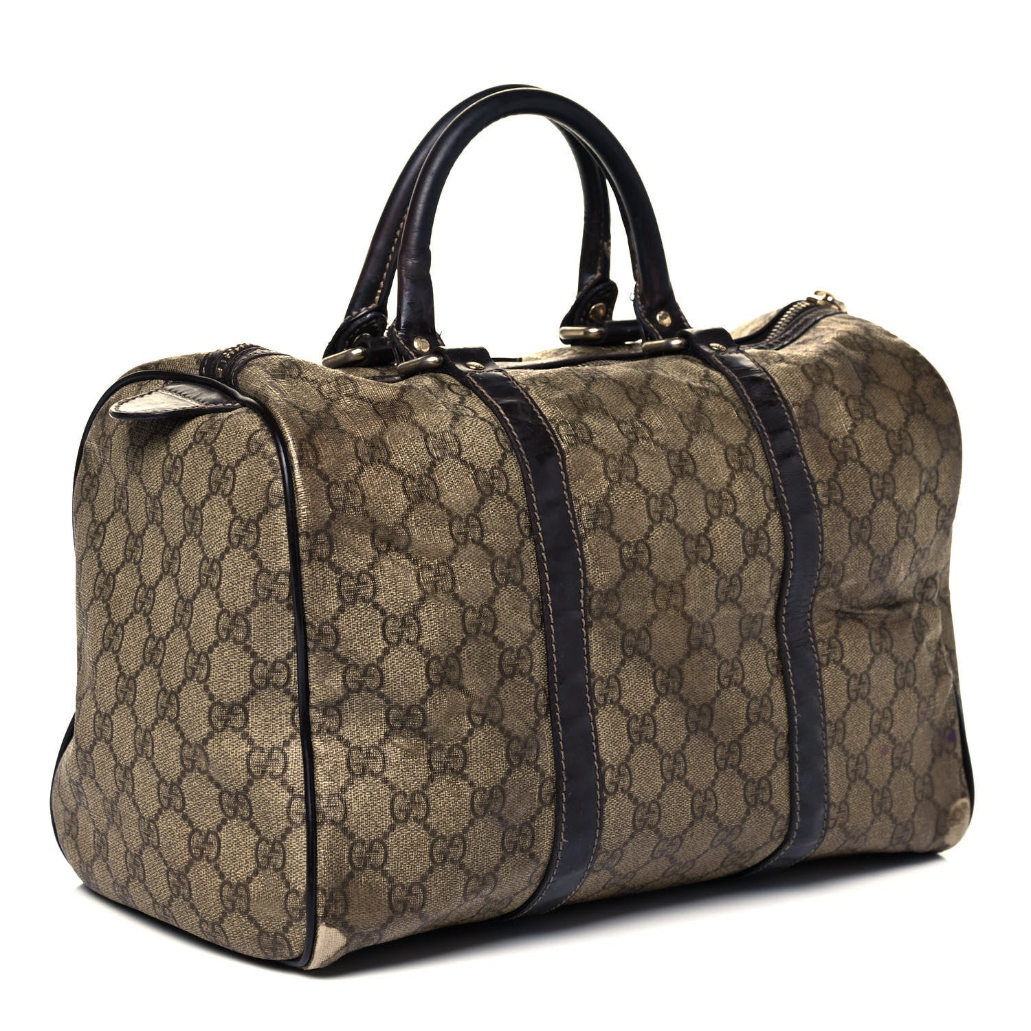 Gucci GG Plus Monogram Medium Joy Boston Dark Brown 2 of 15