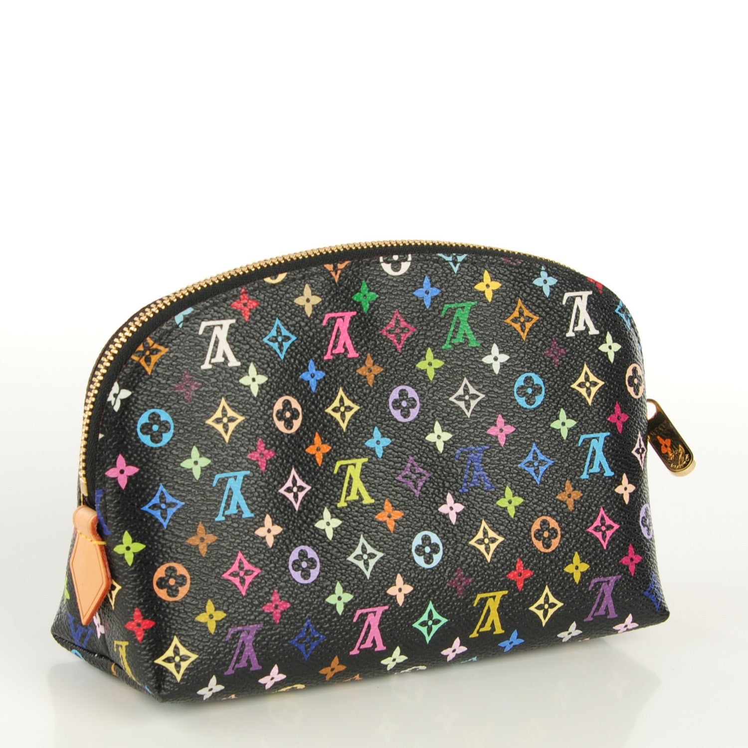 Louis Vuitton Monogram Multicolor Cosmetic Pouch Black Grenade 3 of 7