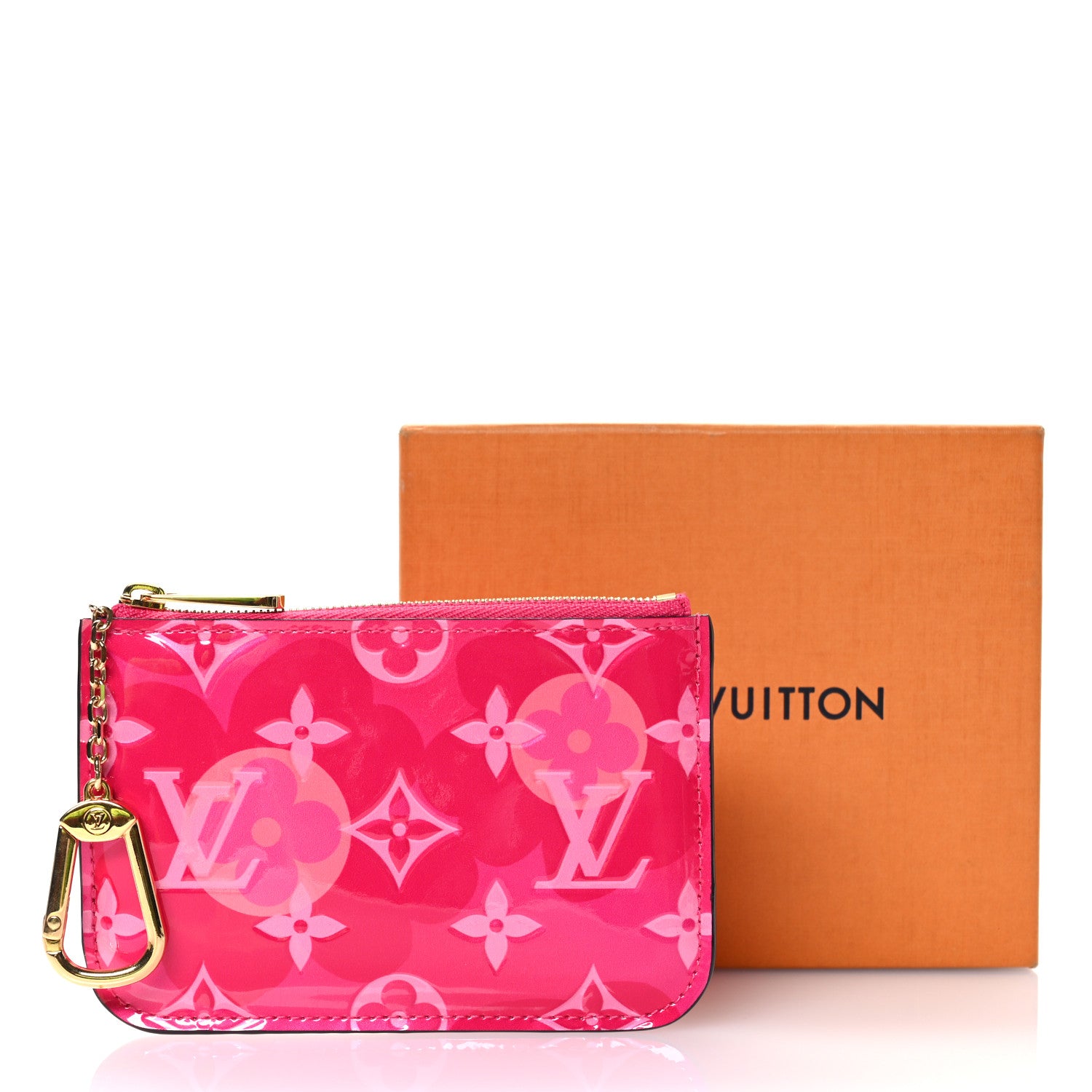 Louis Vuitton Vernis Valentine Key Pouch Fuchsia 8 of 8
