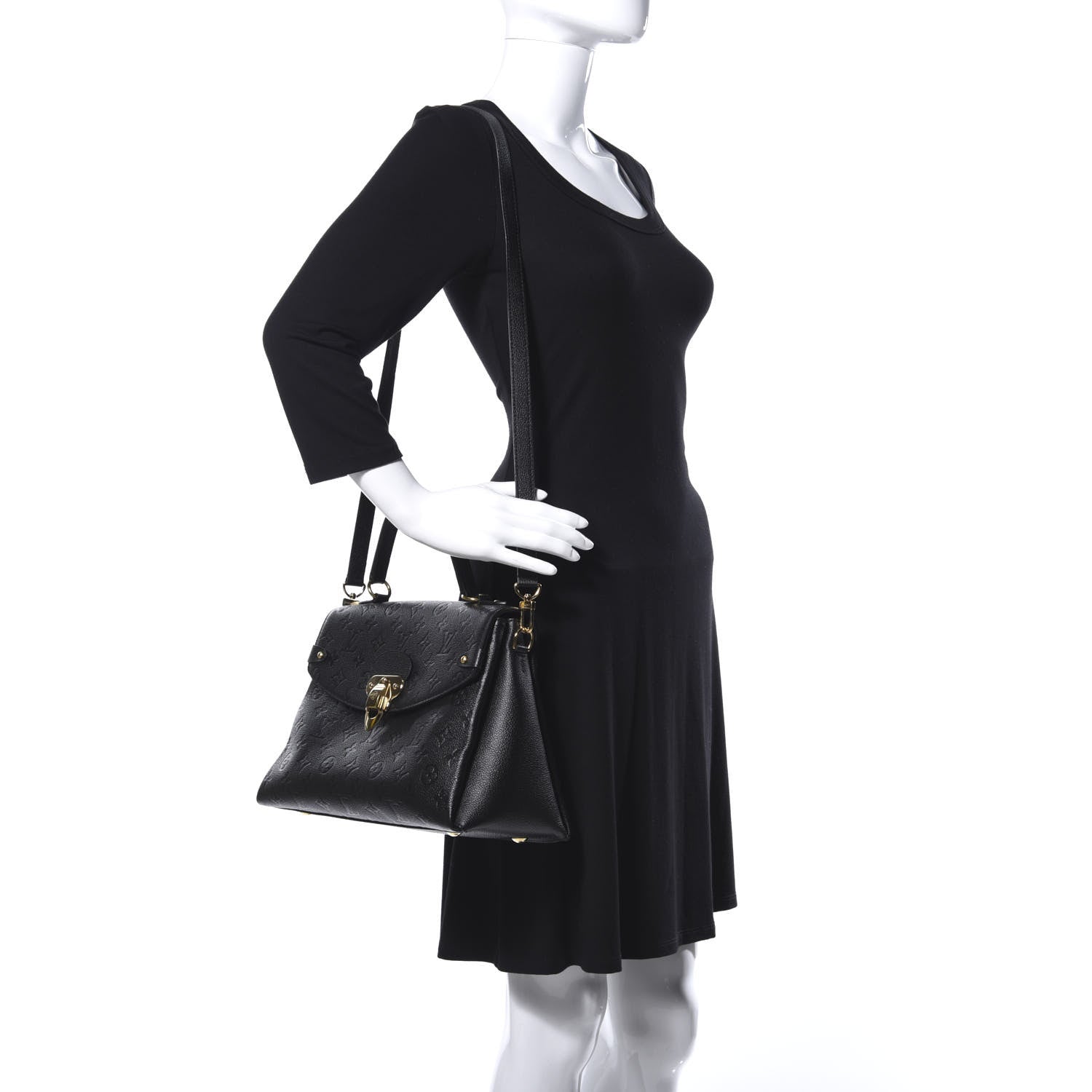 Louis Vuitton Empreinte Georges MM Black 2 of 17