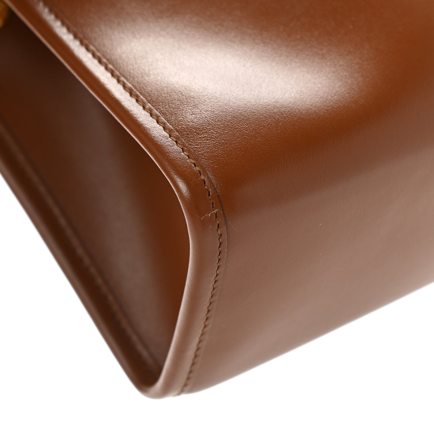 Plutone Calfskin Cosmetic Pouch Brown