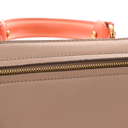 Salvatore Ferragamo Calfskin Colorblock Medium Sofia Shoulder Bag Pink Multicolor 9 of 14