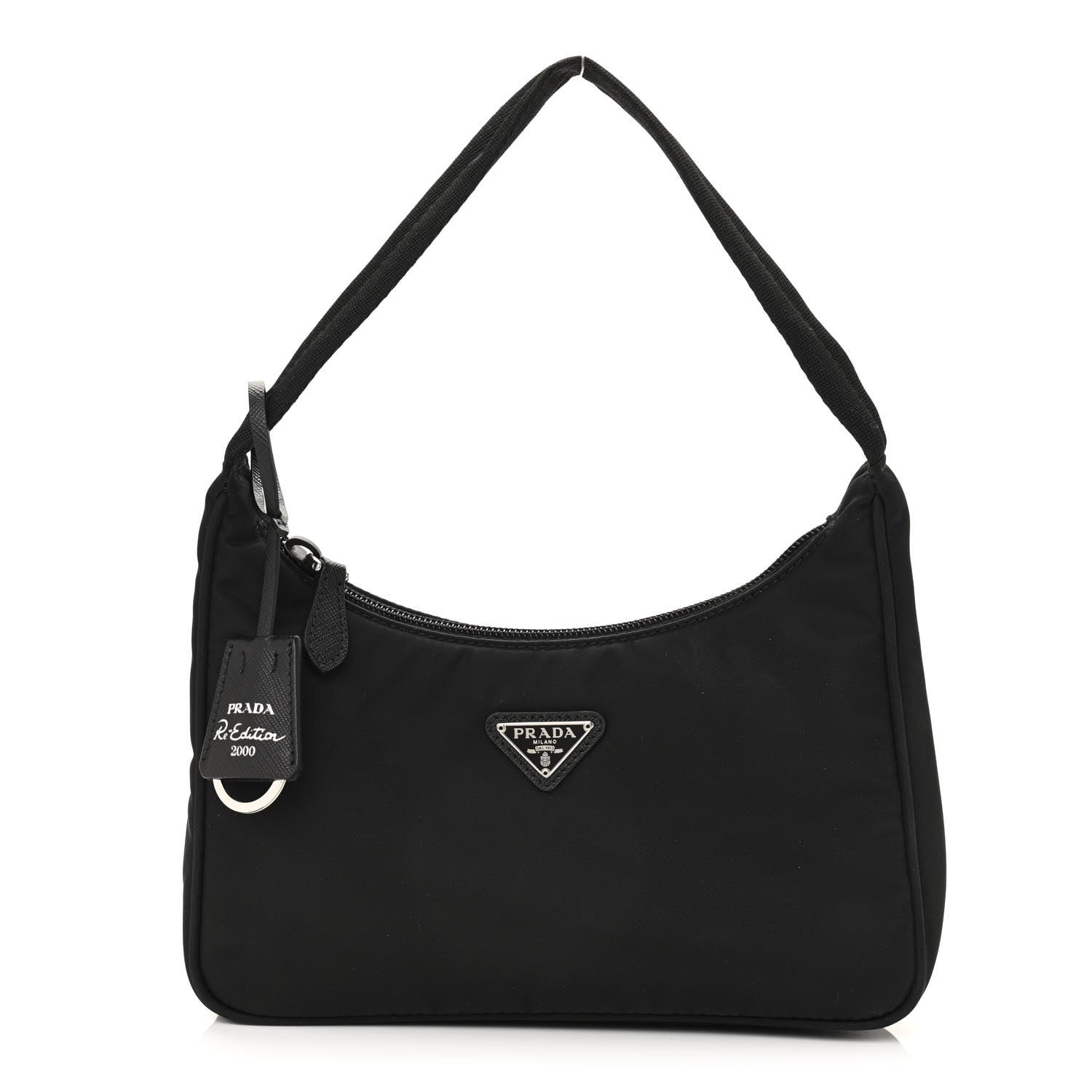 Prada Tessuto Nylon Mini Re-Edition 2000 Bag Black 1 of 11