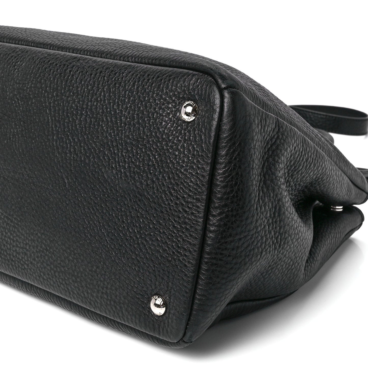 Vitello Daino Tote Black