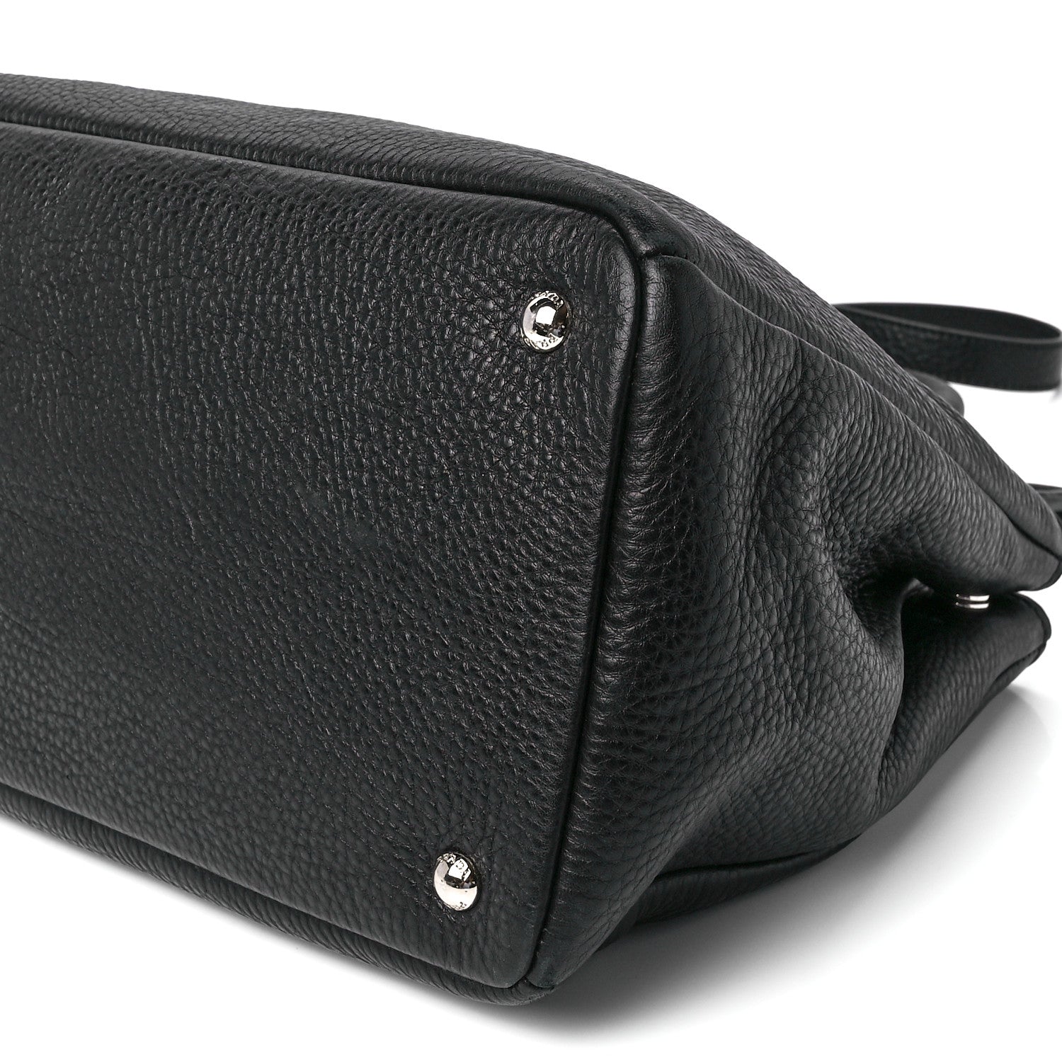 Prada Vitello Daino Tote Black 12 of 12