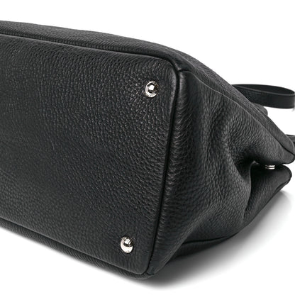Prada Vitello Daino Tote Black 12 of 12