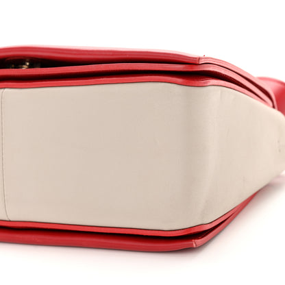 Celine Shiny Smooth Calfskin Medium Frame Shoulder Bag Poppy Red Clay 15 of 17