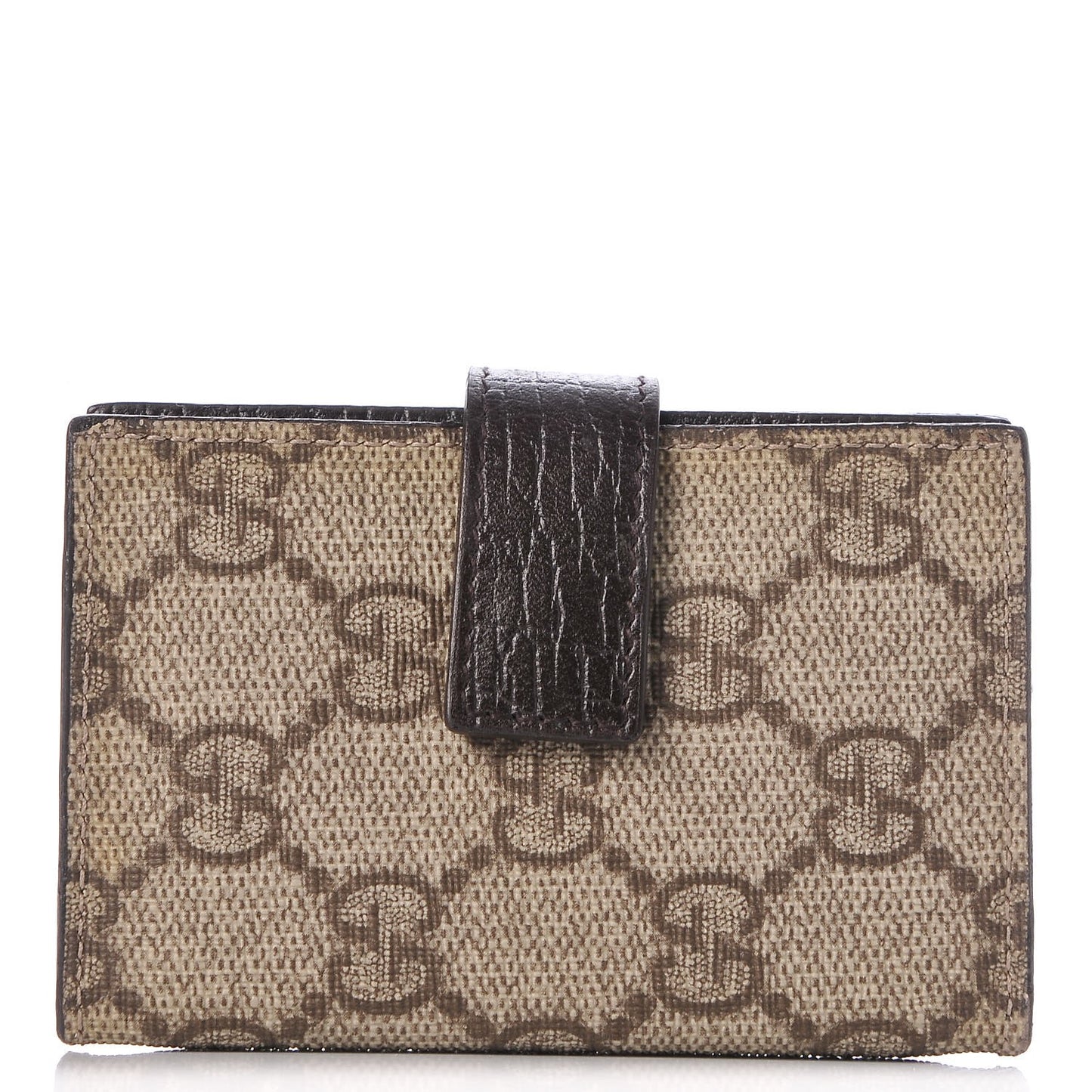 Monogram GG Plus Avel Card Holder Wallet Beige Ebony Cocoa