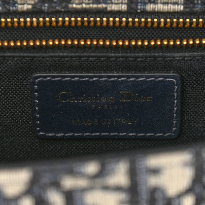Christian Dior Oblique 30 Montaigne Flap Bag Blue 6 of 9