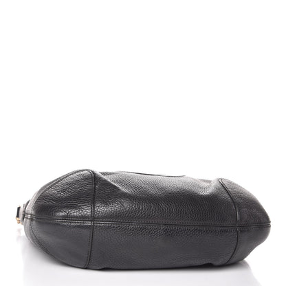 Gucci Pebbled Calfskin Medium Soho Chain Hobo Black 4 of 15