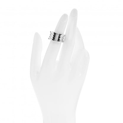 Bulgari 18K White Gold B.Zero1 Four-Band Ring 51 5.75 2 of 6