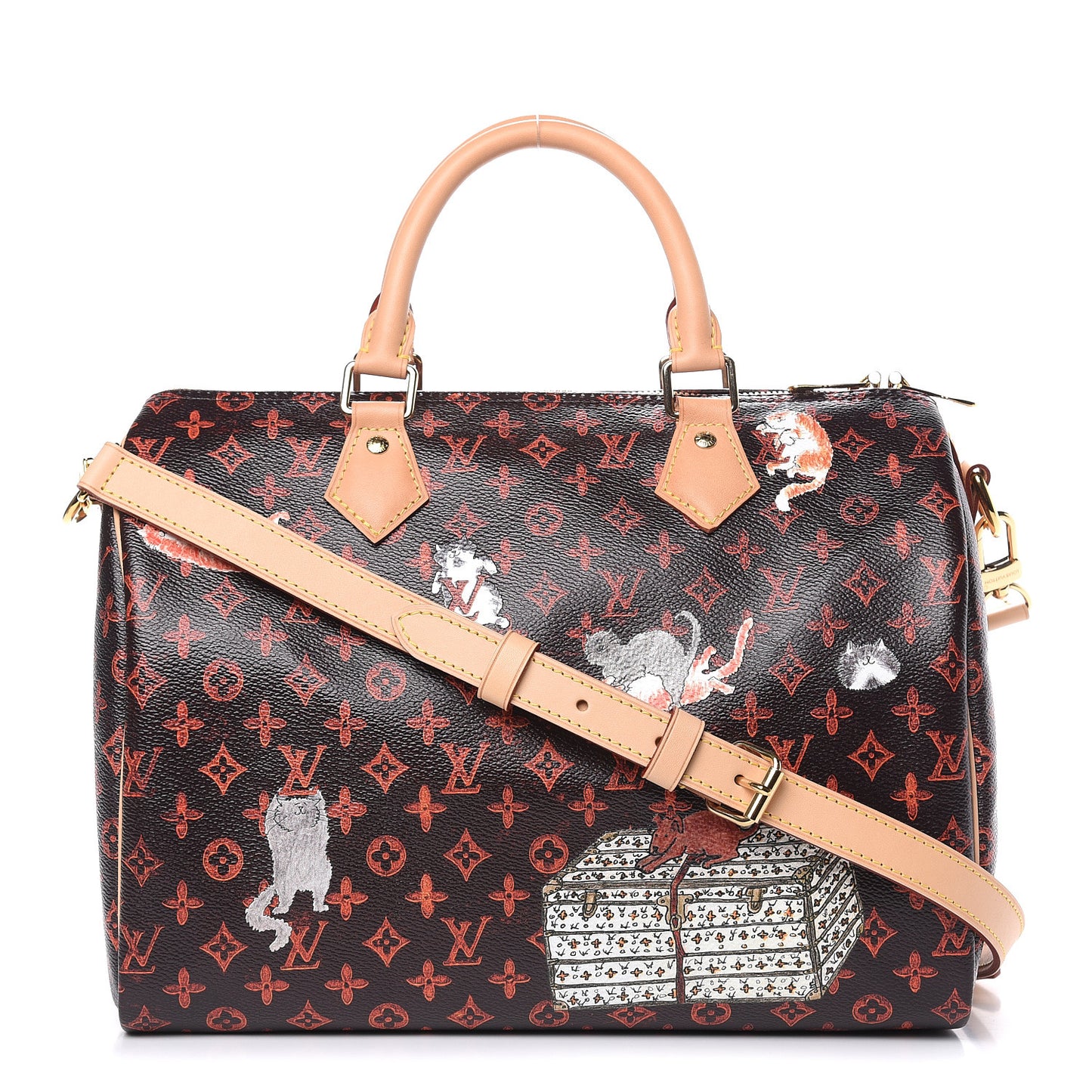 Catogram Speedy Bandouliere 30 Marron
