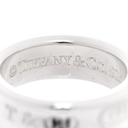 Tiffany Sterling Silver 1837 Band Ring 54 7 5 of 5